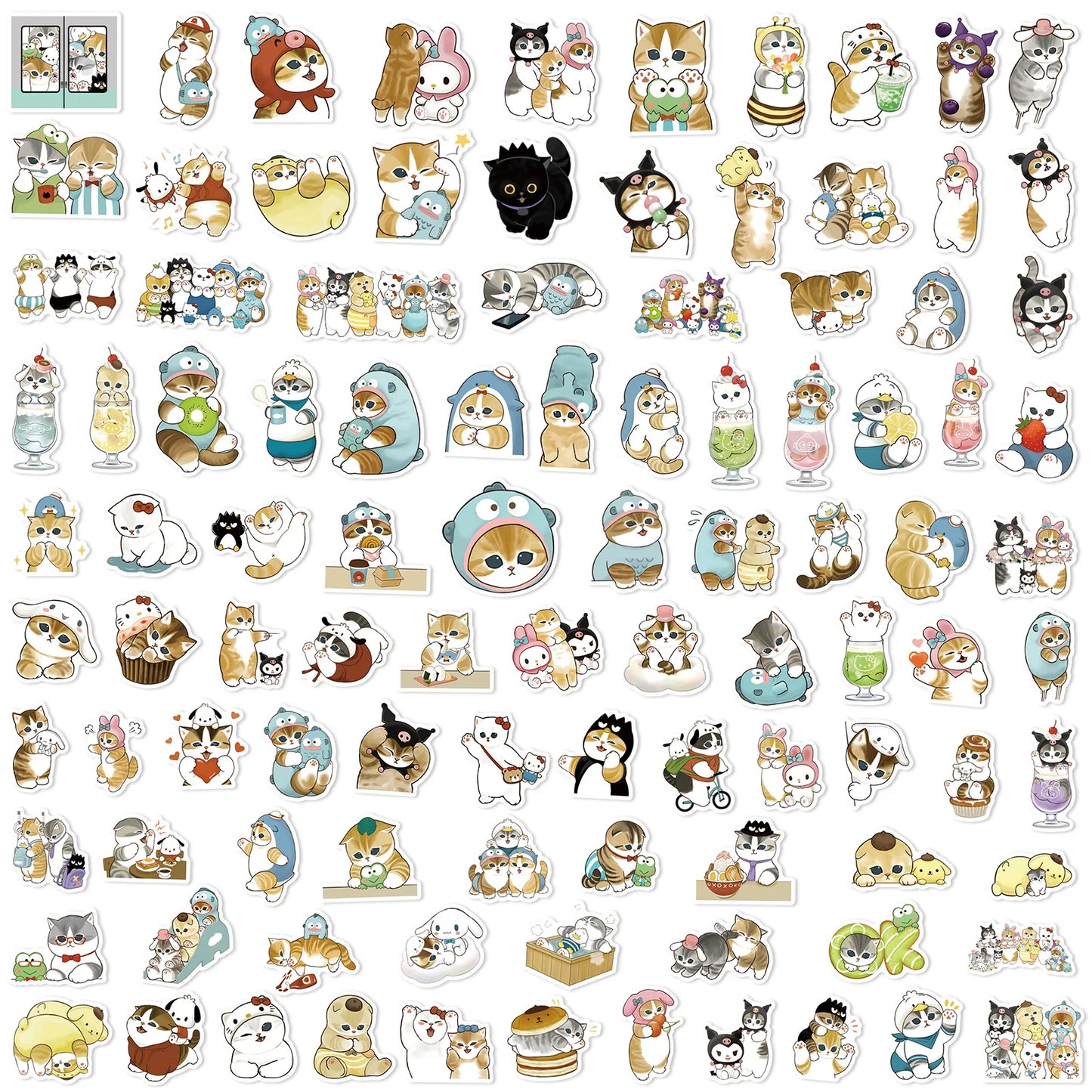 Kawaii Kitty Stickers