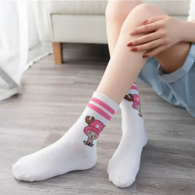 Straw Hat Socks - 5 PCs