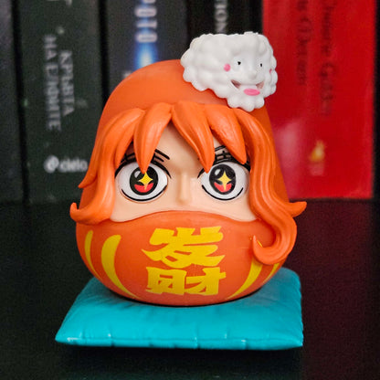 Straw Hat Daruma Collection