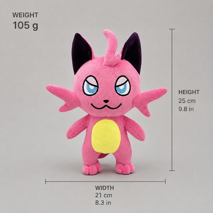 Cattiva plush from Palworld, 27 cm tall and 21 cm wide, weighing 156 g.
