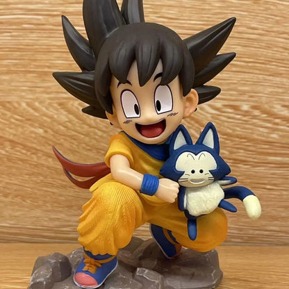 Young Goku and Puer Figurine