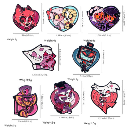 Hazbin Hotel Pins