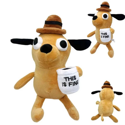 This Is Fine Meme Plushie