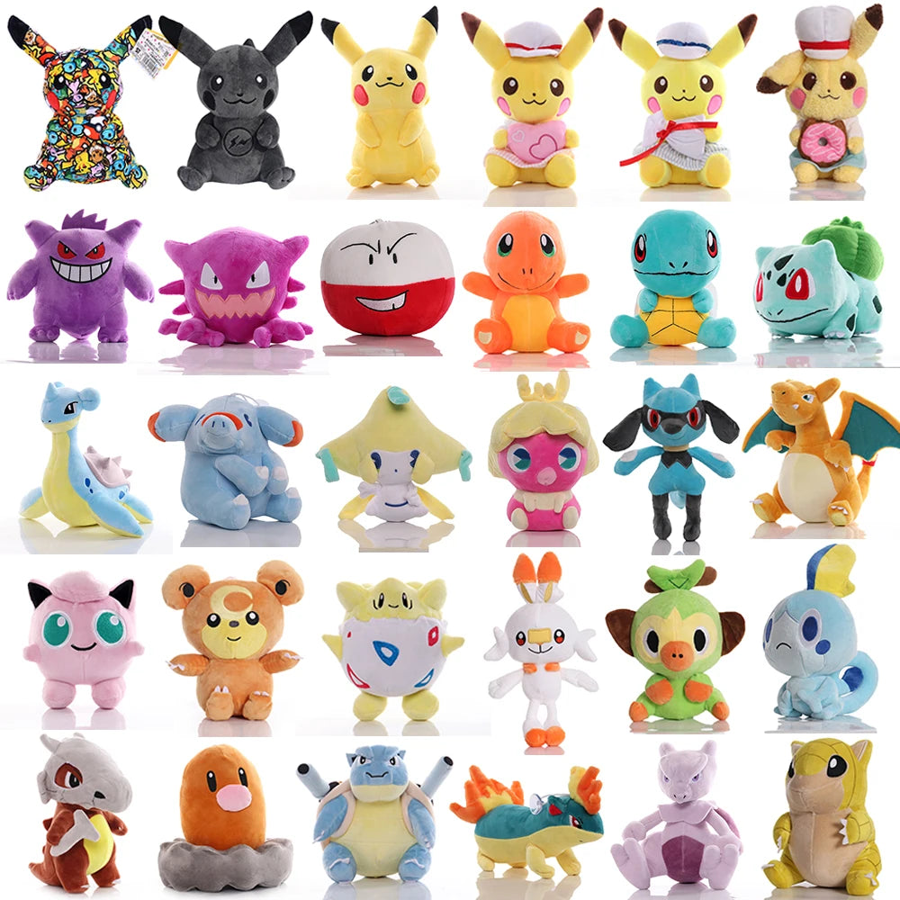 70 Different Pokemon Plush Toys