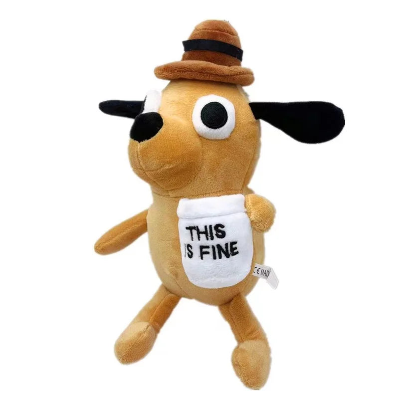 This Is Fine Meme Plushie