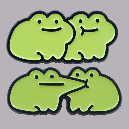 Froggy Kisses Pins