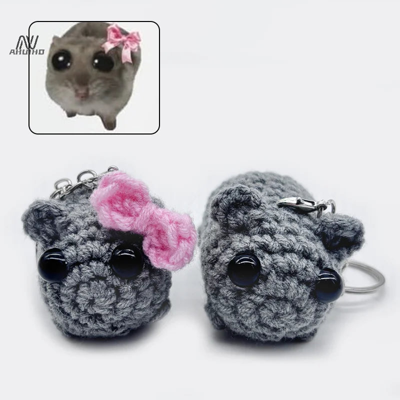 Sad Hamster Keychain