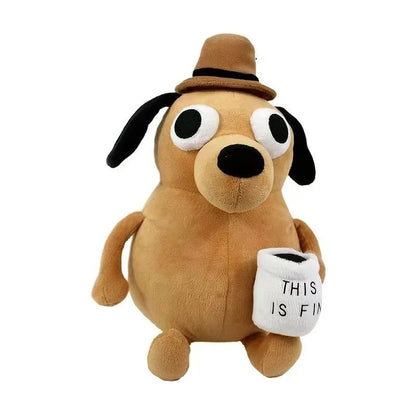 This Is Fine Meme Plushie