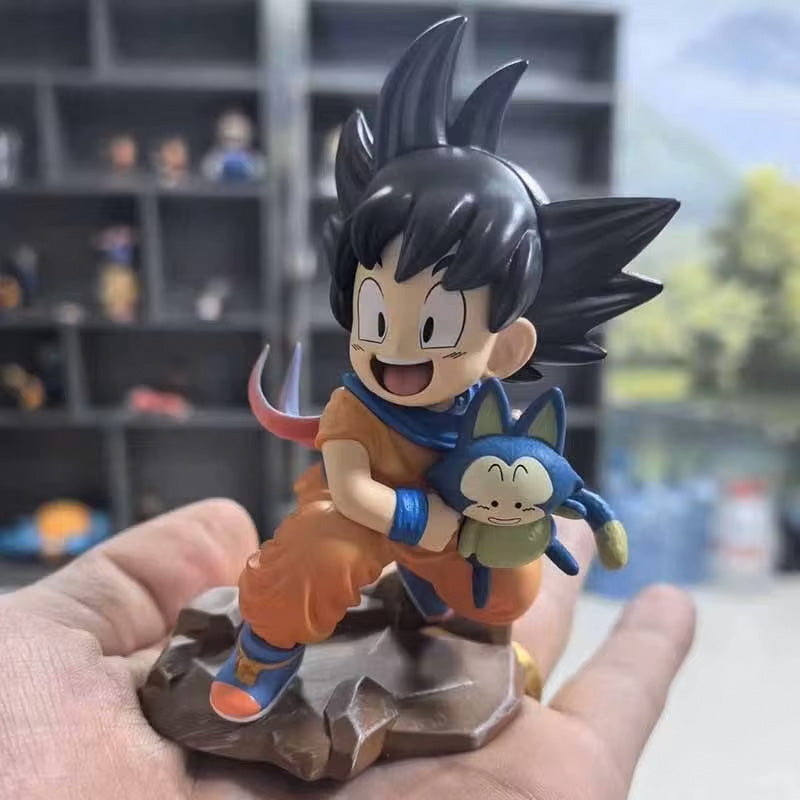 Young Goku and Puer Figurine