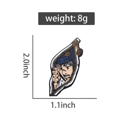 Jojo's Bizzare Adventure: Bucciarati Zipper Reveal Pin