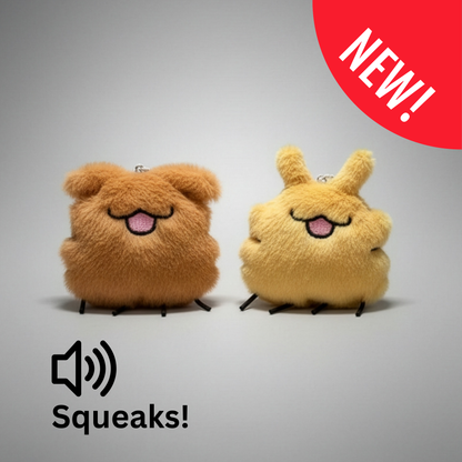 Hollow Knight: Flea Plush Keychain Pair