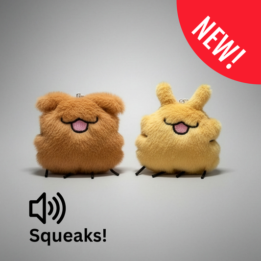 Hollow Knight: Flea Plush Keychain Pair