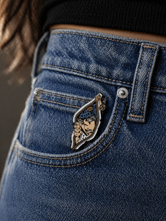 Jojo's Bizzare Adventure: Bucciarati Zipper Reveal Pin