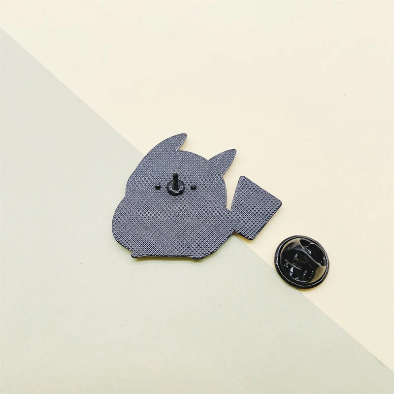 PokeDerp Pokémon pin with backing shown, emphasizing quality and durability.